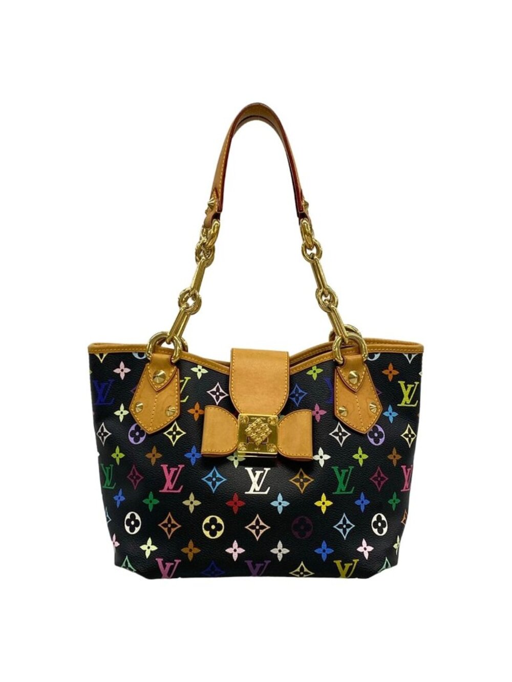 Louis Vuitton Shoulder Bag Monogram Multicolor Annie GM Noir